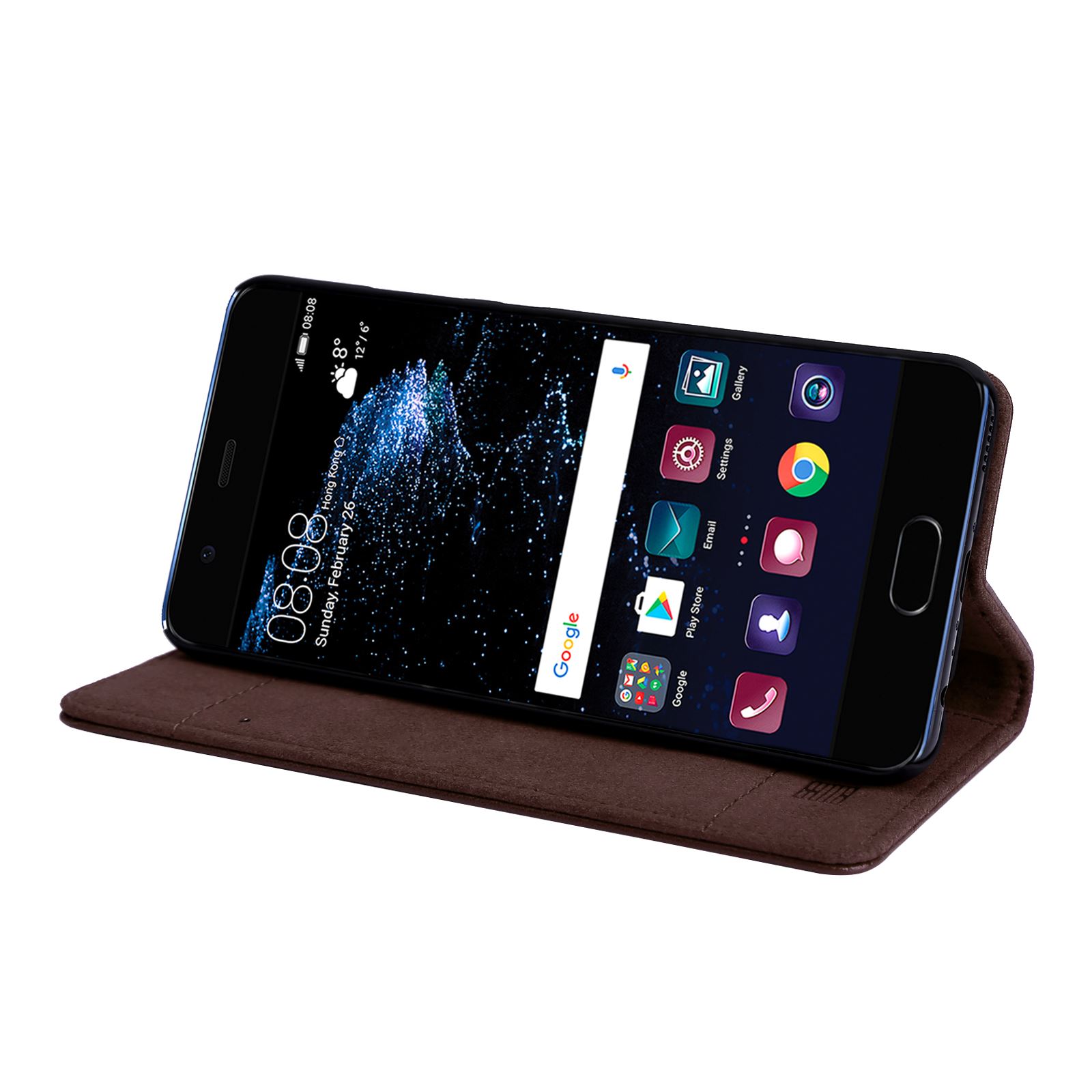 32nd Classic Series - Real Leather Book Wallet Case Cover For Huawei P10 - Picture 30 of 42