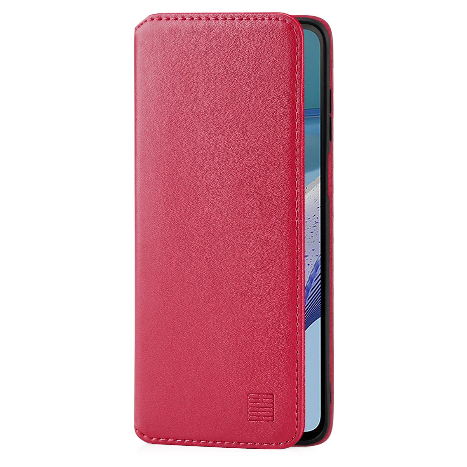 Case Cover For Motorola Moto G53 G54 G84 - Real Leather Book Wallet Flip - Picture 59 of 59
