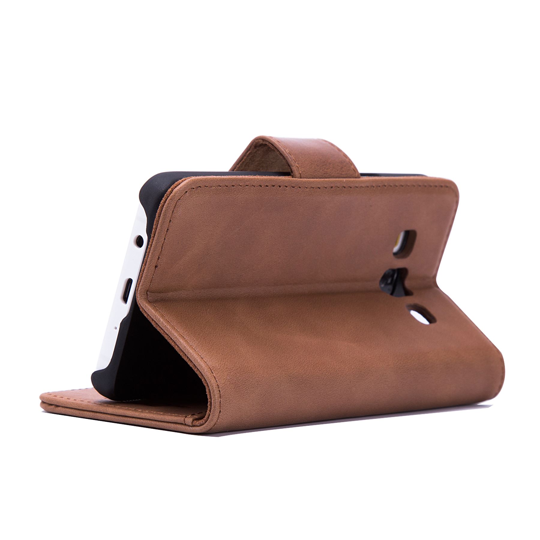 32nd Premium Series - Real Leather Book Wallet Case For Samsung Galaxy A5 (2016) - Picture 17 of 30