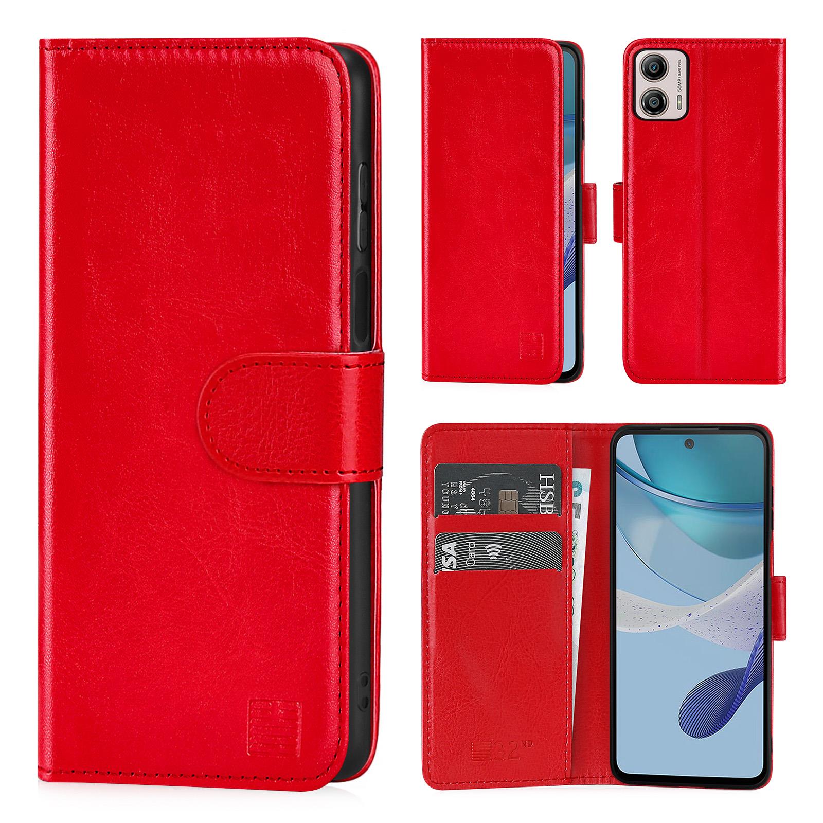 Case Cover For Motorola Moto G14 G53 G54 G84 -PU Leather Flip Wallet - Picture 38 of 46
