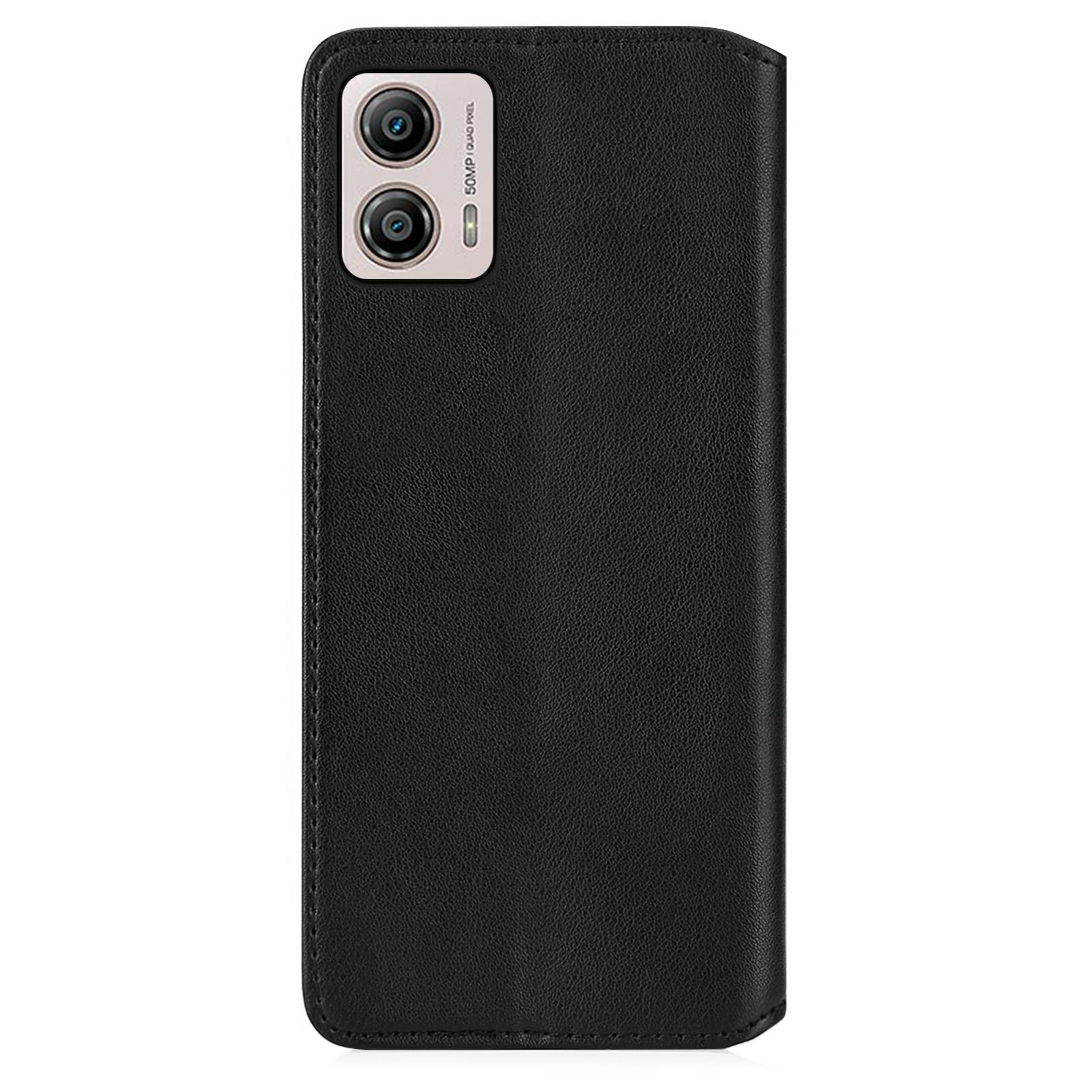 Case Cover For Motorola Moto G53 G54 G84 - Real Leather Book Wallet Flip - Picture 28 of 59