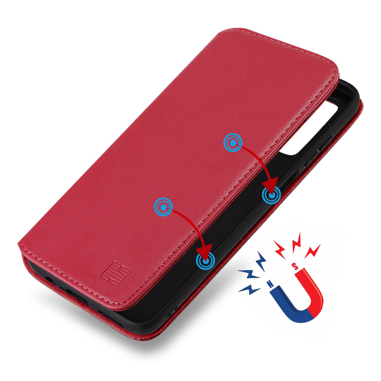 Case Cover For Motorola Moto G53 G54 G84 - Real Leather Book Wallet Flip - Picture 54 of 59