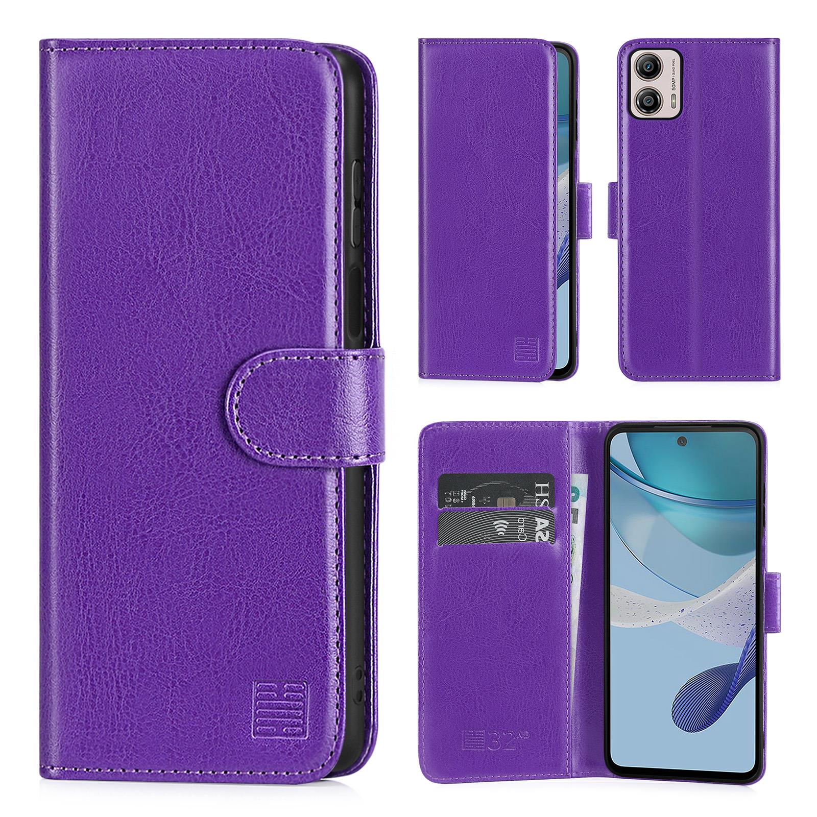 Case Cover For Motorola Moto G14 G53 G54 G84 -PU Leather Flip Wallet - Picture 29 of 46