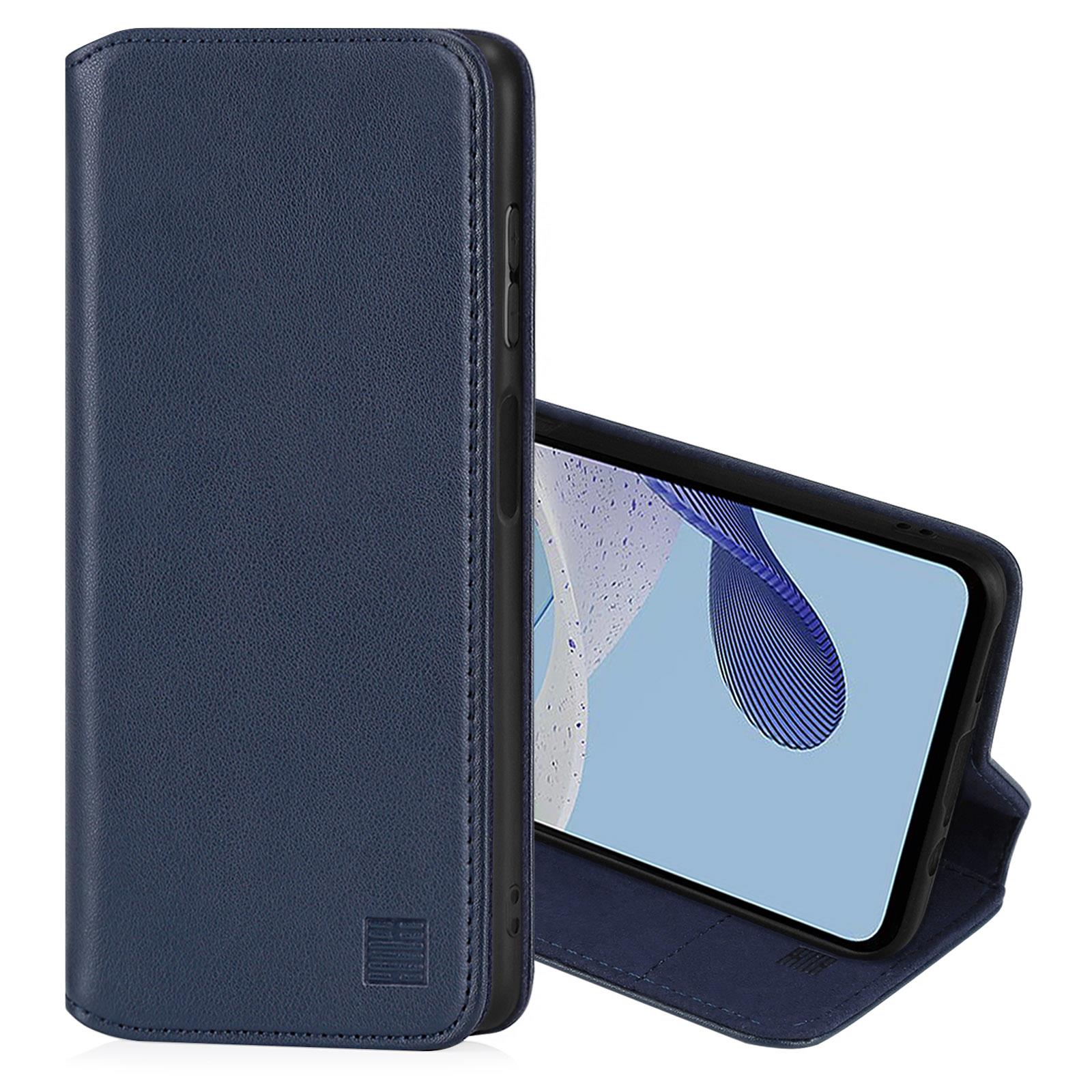 Case Cover For Motorola Moto G53 G54 G84 - Real Leather Book Wallet Flip - Picture 41 of 59
