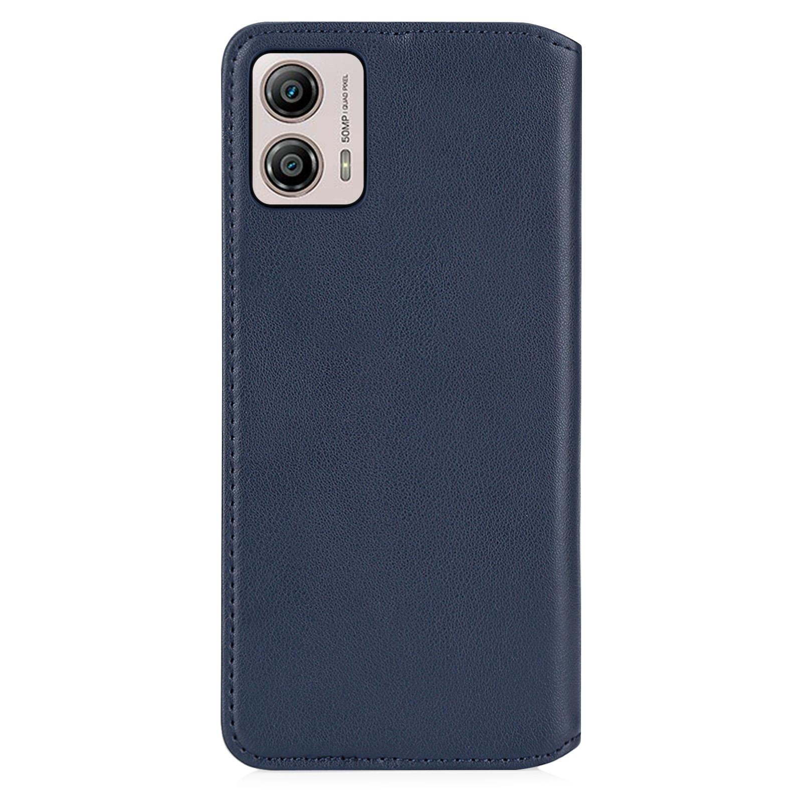 Case Cover For Motorola Moto G53 G54 G84 - Real Leather Book Wallet Flip - Picture 47 of 59