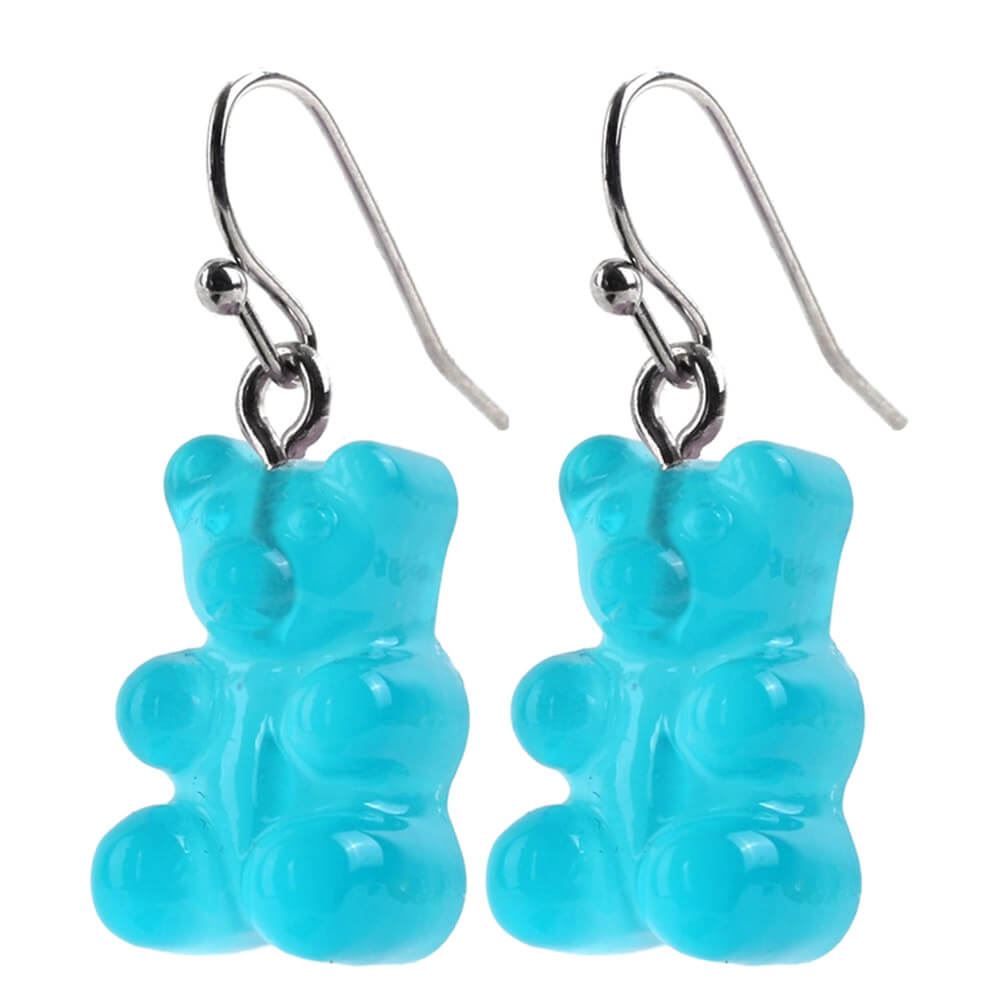 Gummy Bear Drop Dangle Earrings Joe Cool Retro Sweets 5 Colours eBay