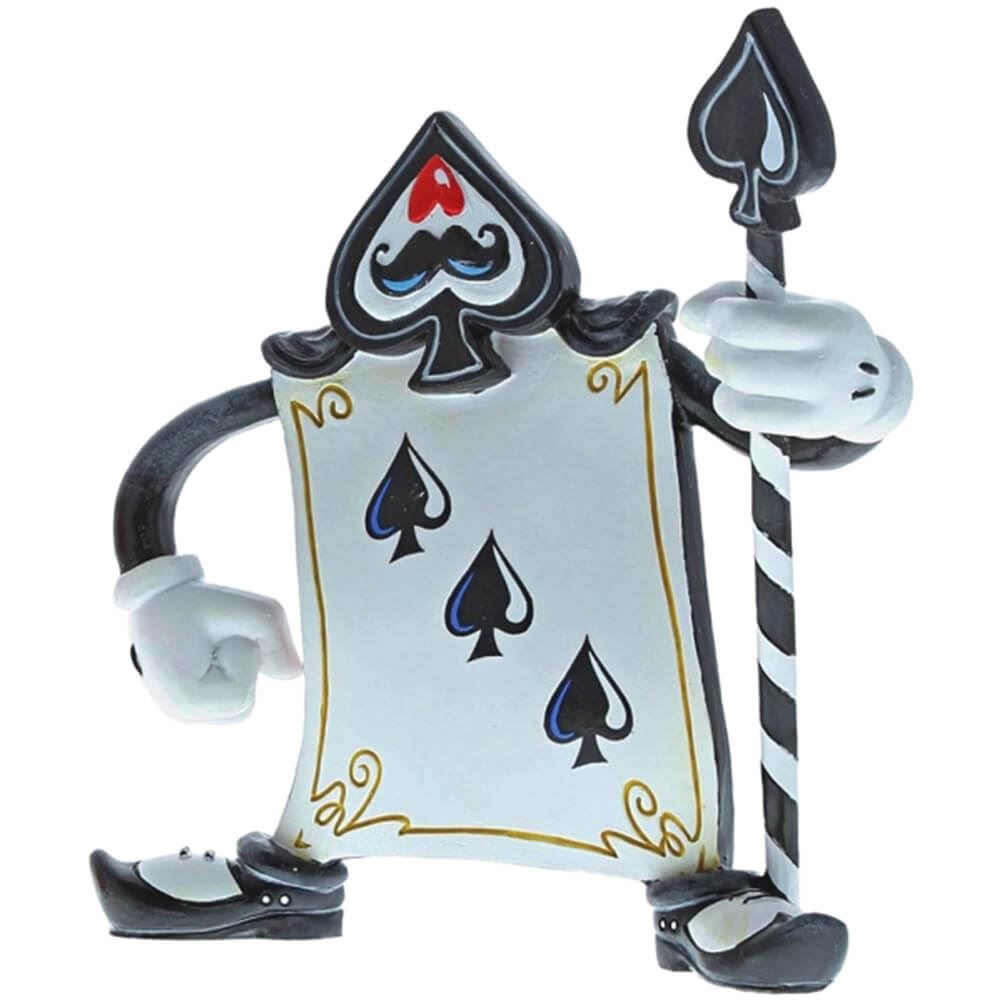 Disney Miss Mindy Card Guard Three of Spades Figurine Boxed Alice in