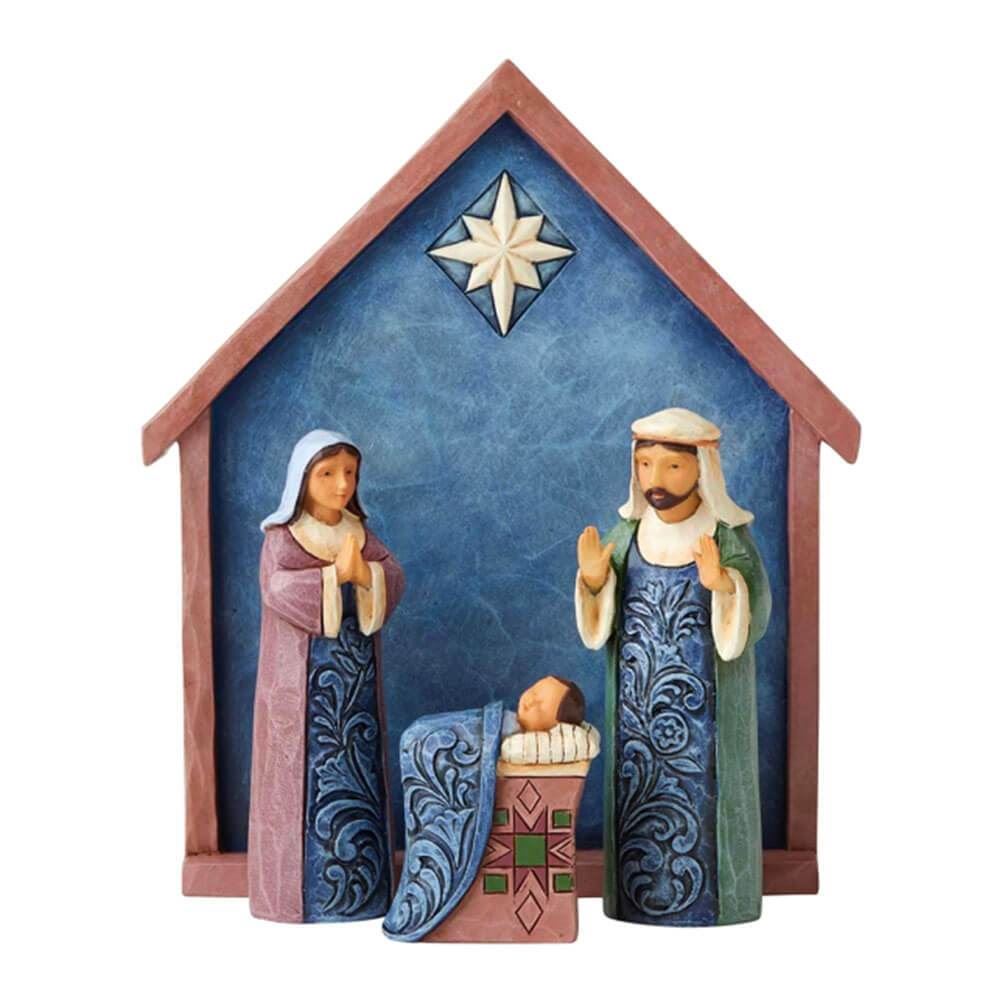 Blessed Bethlehem Christmas Nativity 4 Piece Set by Jim Shore Boxed