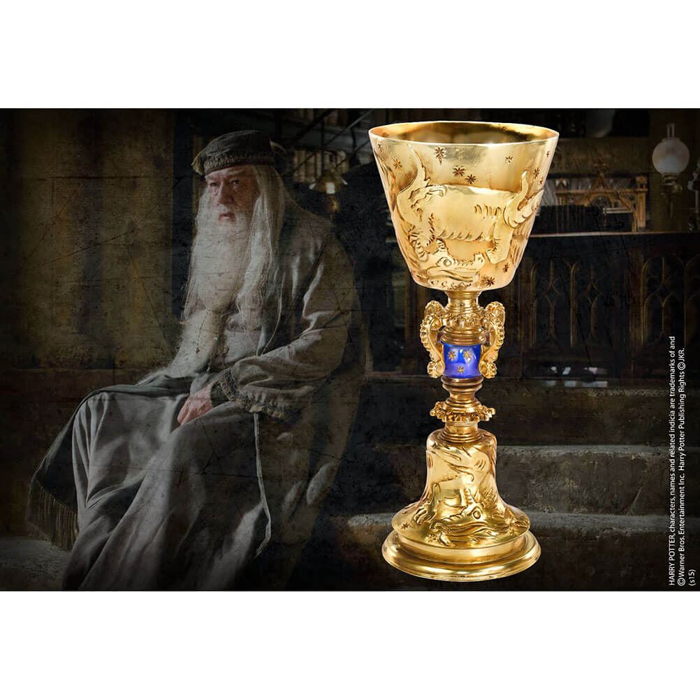 Harry Potter Prof Dumbledore Gold Collectors Cup Boxed Goblet