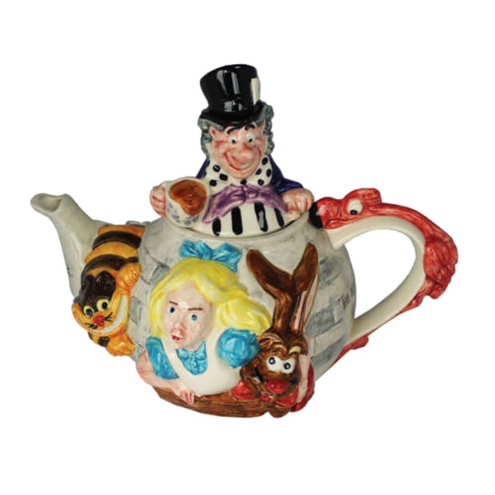 Limited Edition Alice in Wonderland Character Large Teapot Boxed Paul