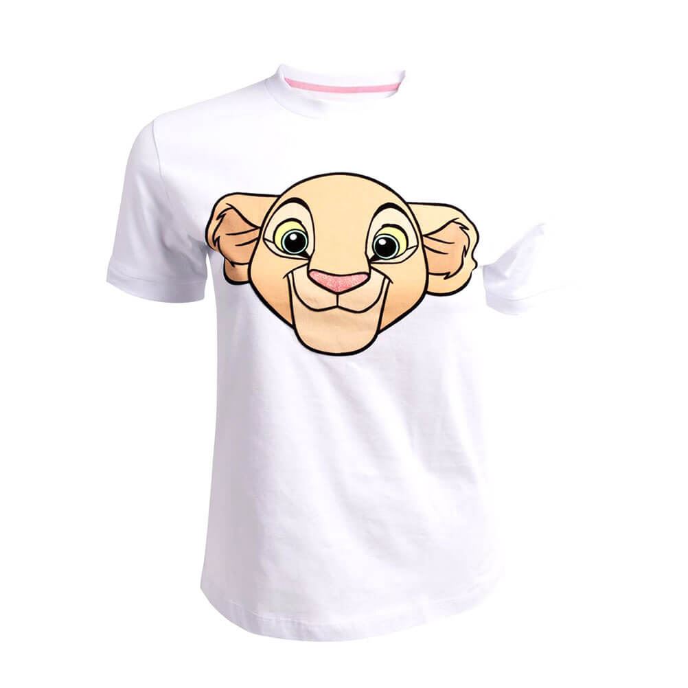 white shirt with lion