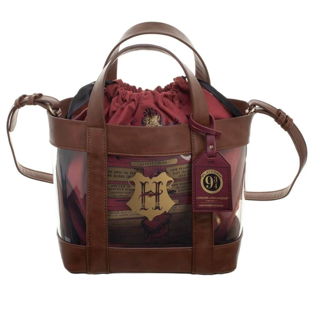 Harry Potter Clear Tote with Cinch Bag Handbag Shoulder Bag eBay