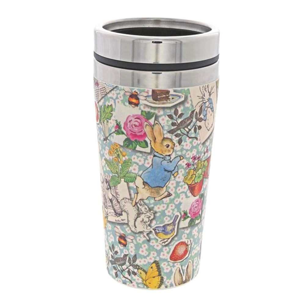 Peter Rabbit Bamboo Travel Coffee Tea Mug with Lid Insulated Beatrix