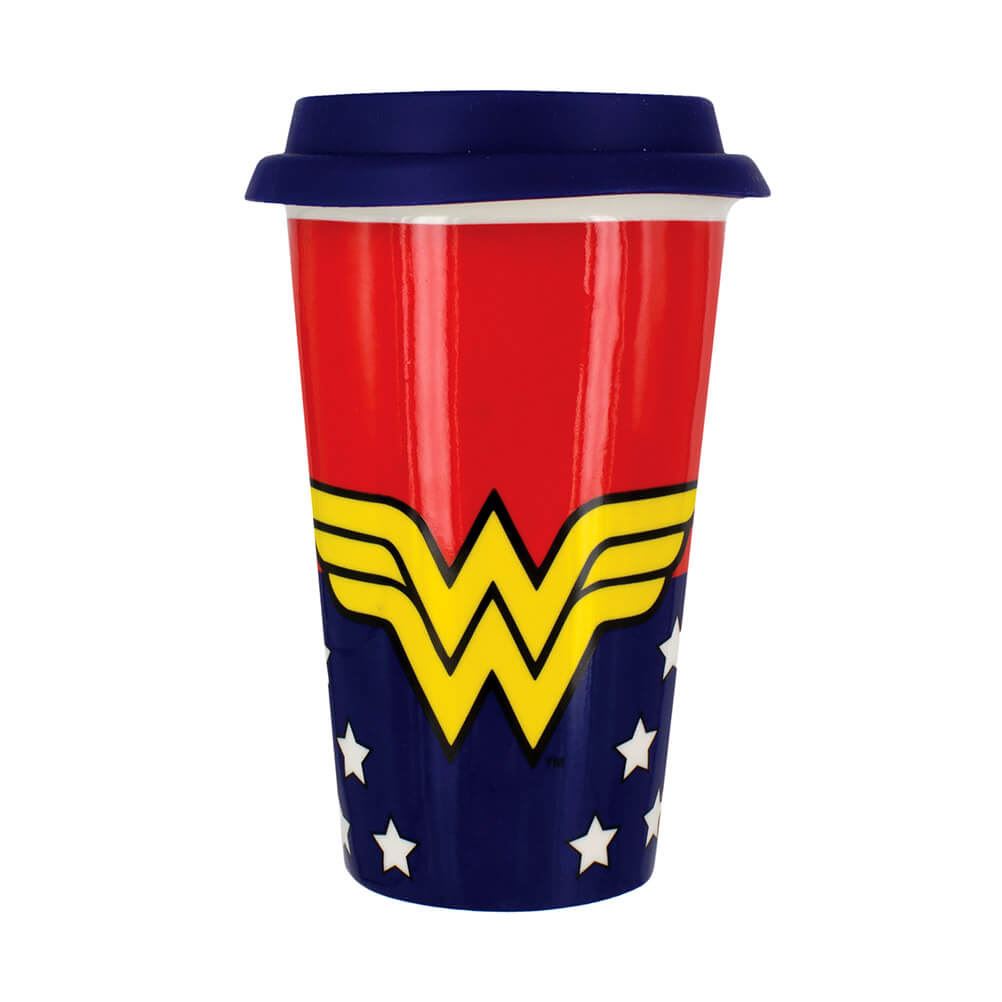 DC Comics Wonder Woman Travel Coffee Tea Mug Cup - Boxed ...