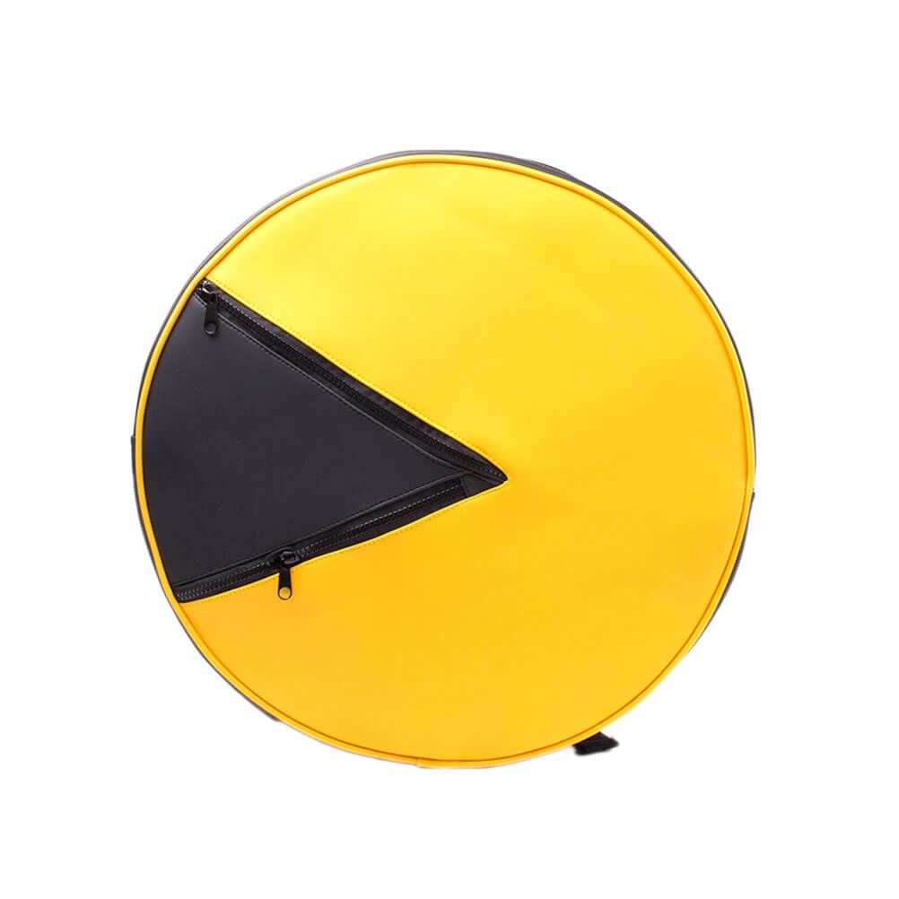 NEW OFFICIAL Pac-Man Shaped Novelty Backpack Rucksack Bag