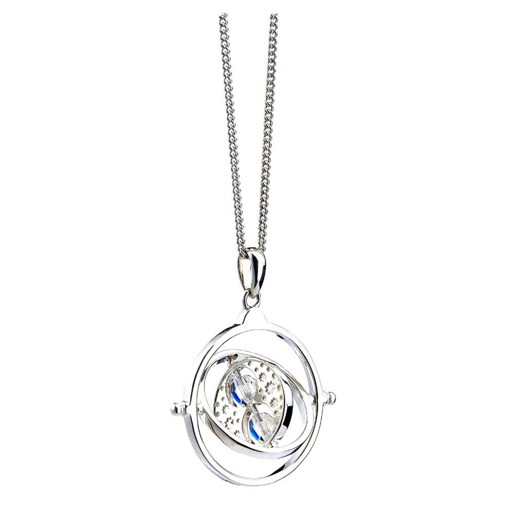 Harry Potter Crystal Time Turner Necklace Pendant Boxed Sterling