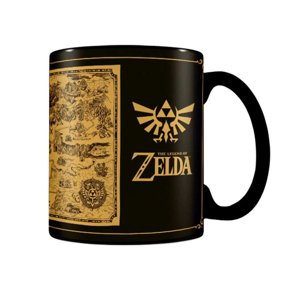 The Legend of Zelda Map Heat Changing Coffee Mug Tea Cup Boxed eBay