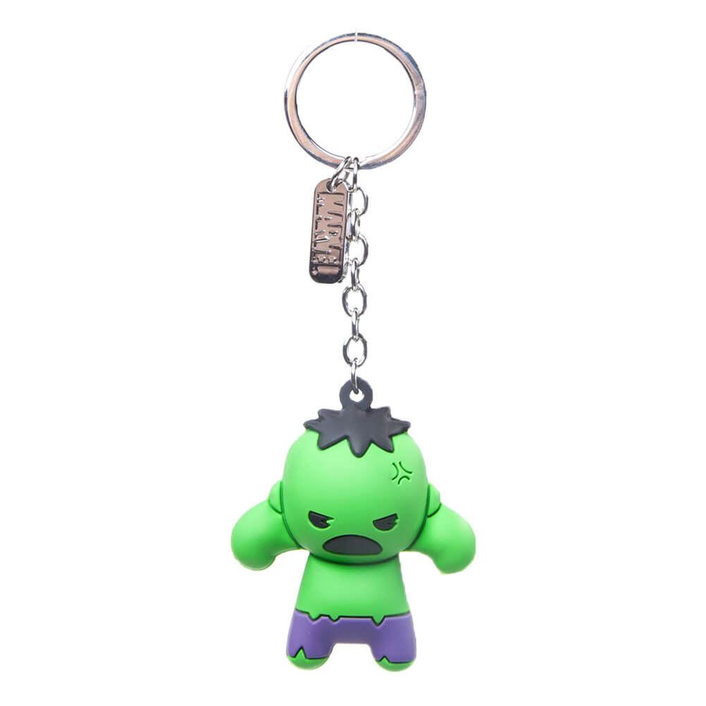 Marvel The Hulk Character Rubber Keychain Keyring Avengers Flexible