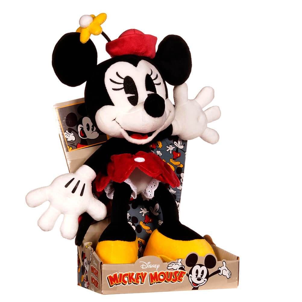 Disney Mickey's Shorts Vintage Style Minnie Mouse Soft Plush Toy 10