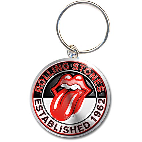 The Rolling Stones Est. 1962 Metal Keyring Keychain Rock Music Gifts