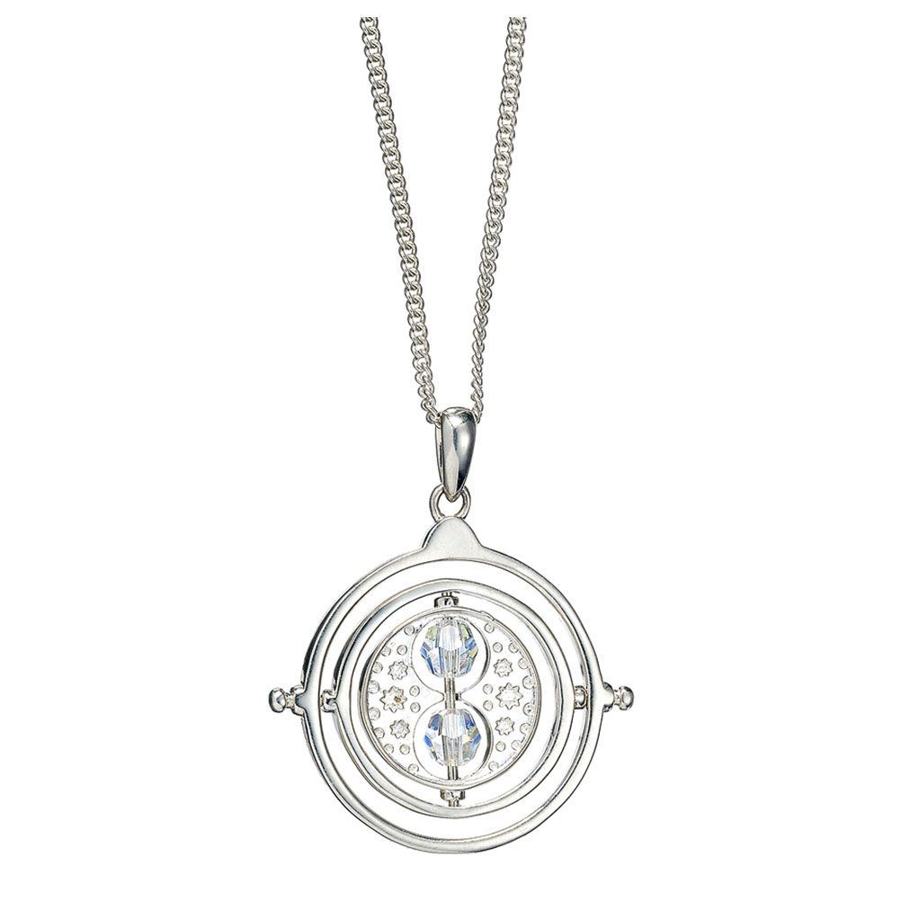 Harry Potter Crystal Time Turner Necklace Pendant Boxed Sterling