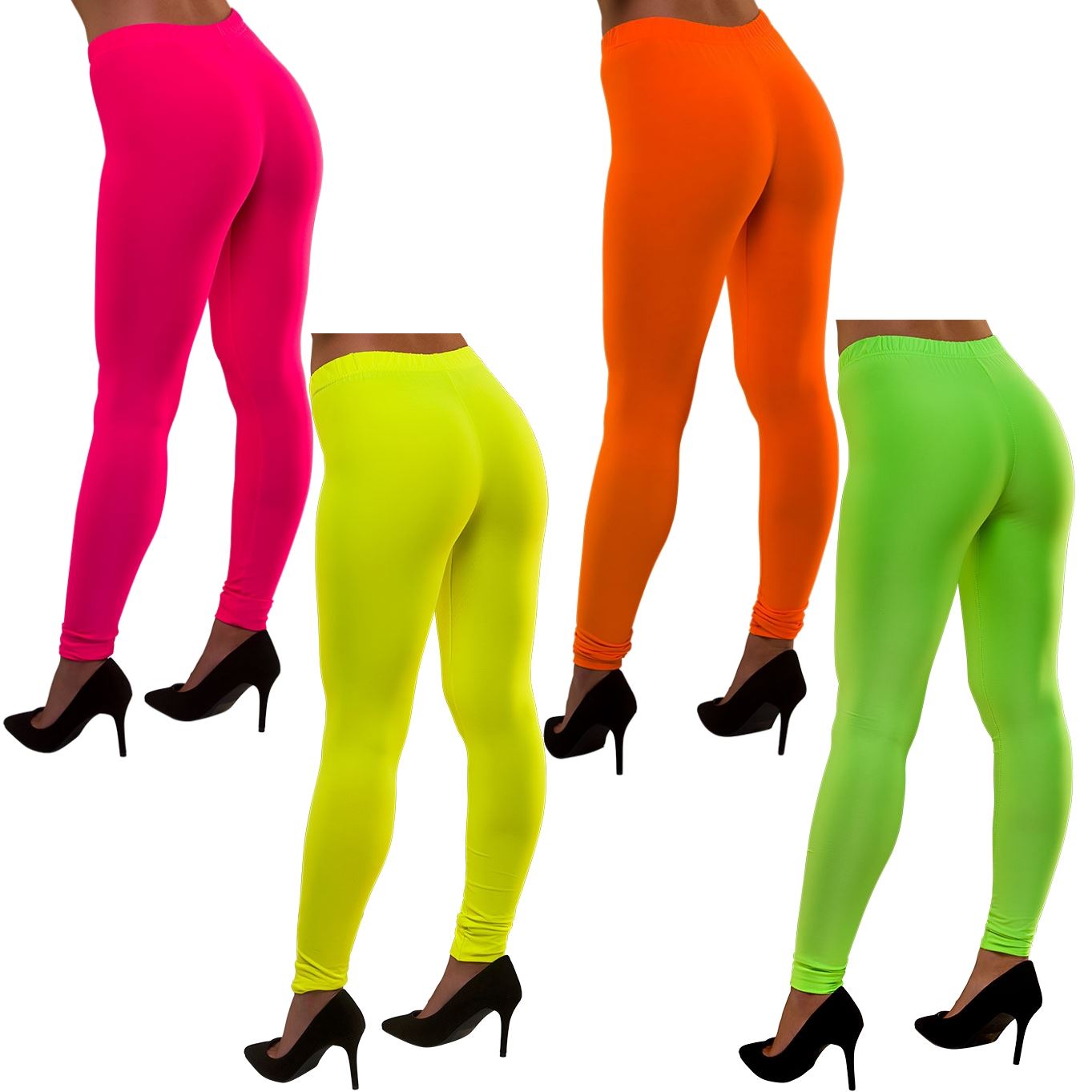 Leggings Neon Orange *Smiffys Original*