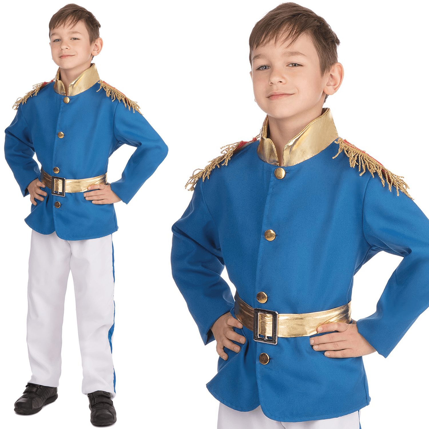 NEW ROYAL PRINCE BOY Costume Favola libro giorno settimana per Bambini Costume