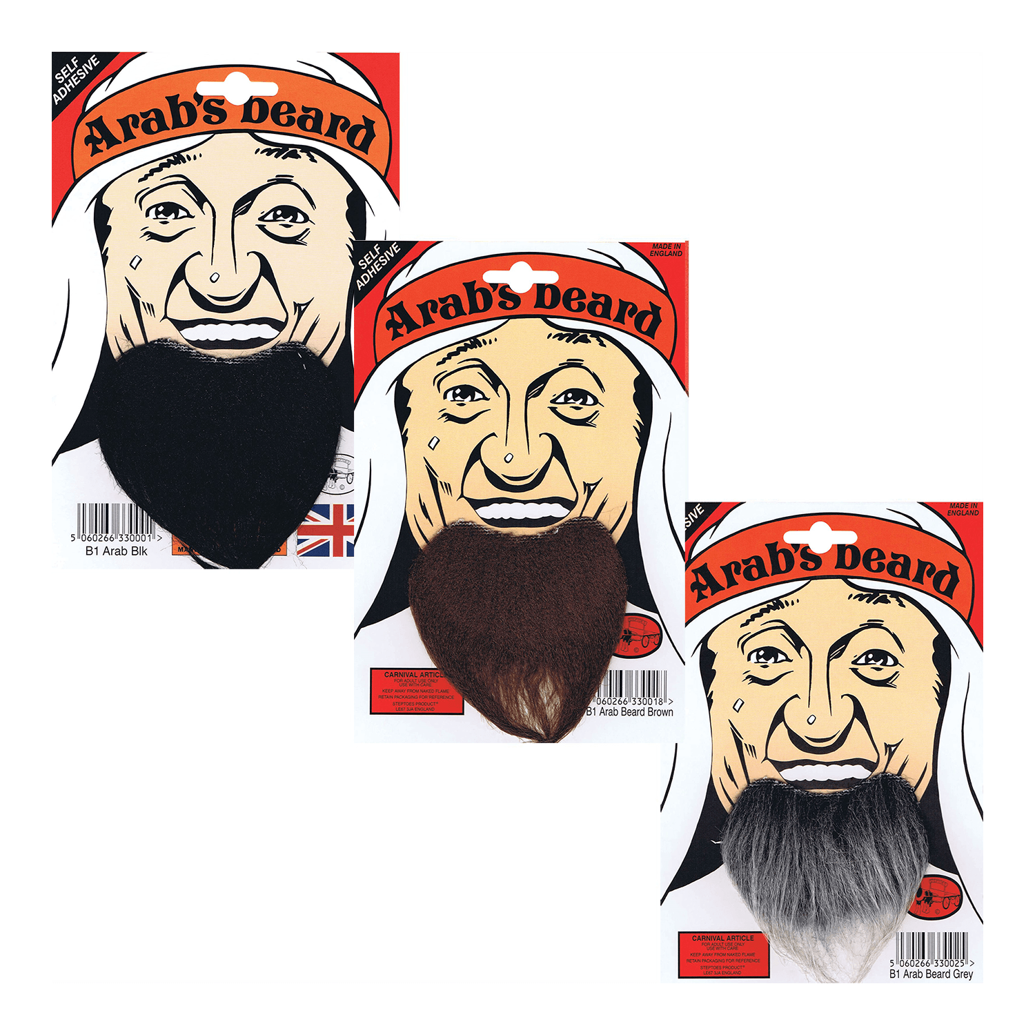 Adulti Finto Barba Falsa Arabian Pizzetto Barba Costume Travestimento Accessorio