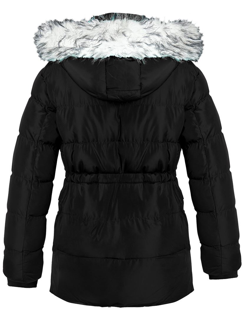 boys red padded coat