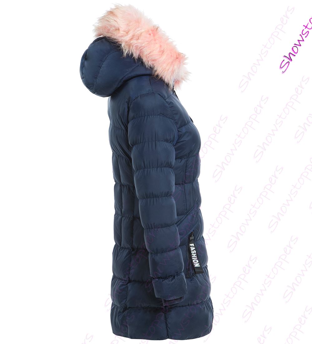 Girls Fleece Lined Padded Parka Coat Faux Fur Jacket Age 3 4 7 8 9 10 11 12 13 | eBay Girls Fleece Lined Padded Parka Coat Faux Fur Jacket Age 3 4 7 8 9 10 11 12 13 | eBay
