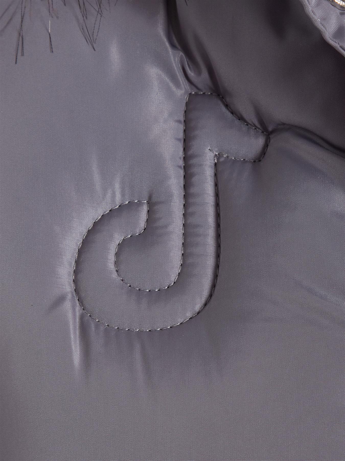 Girls Tik Tok Padded Coat Black Faux Fur Jacket Grey Age 10 9 8 13 7 11