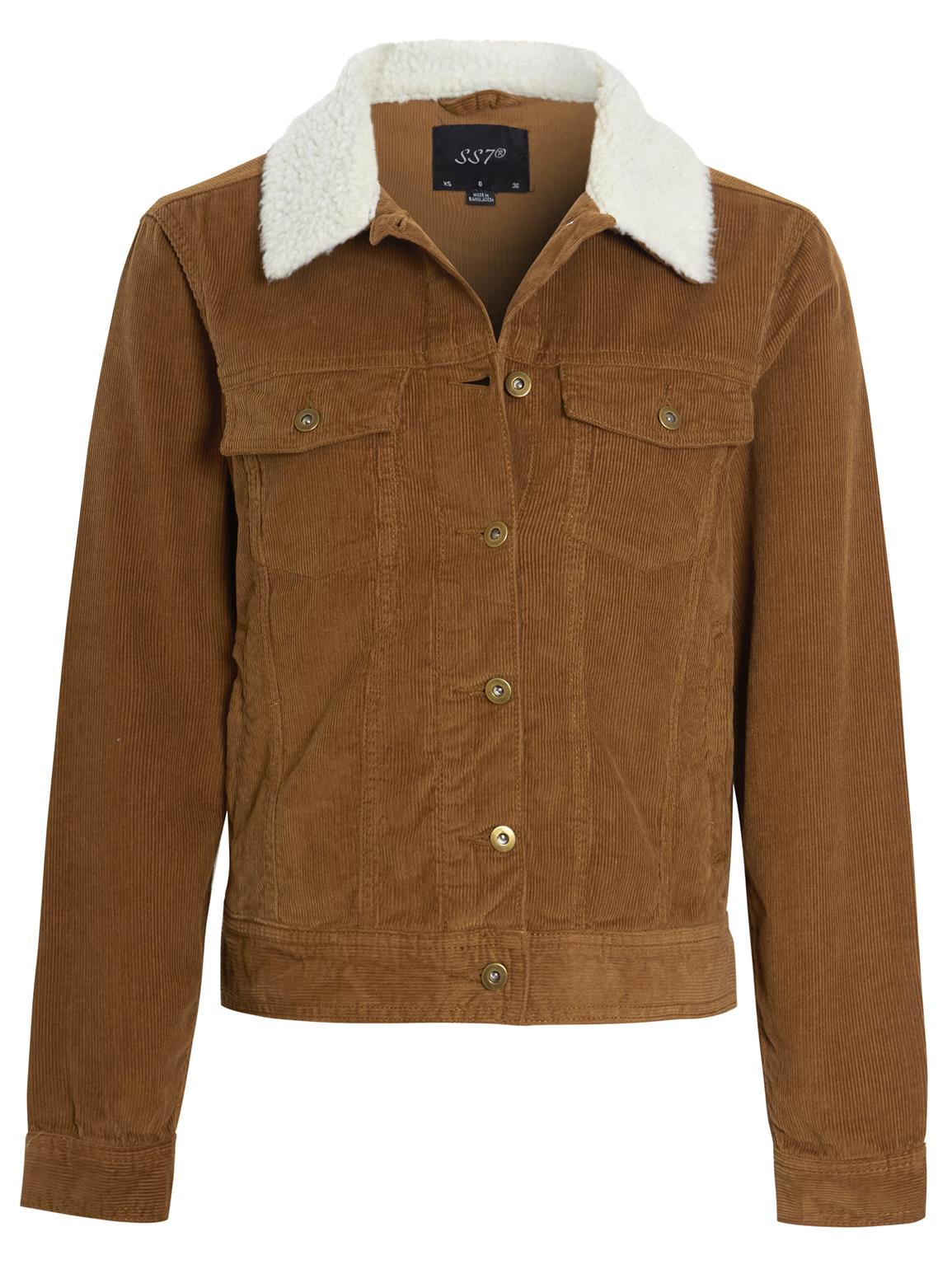 borg collar jacket womens