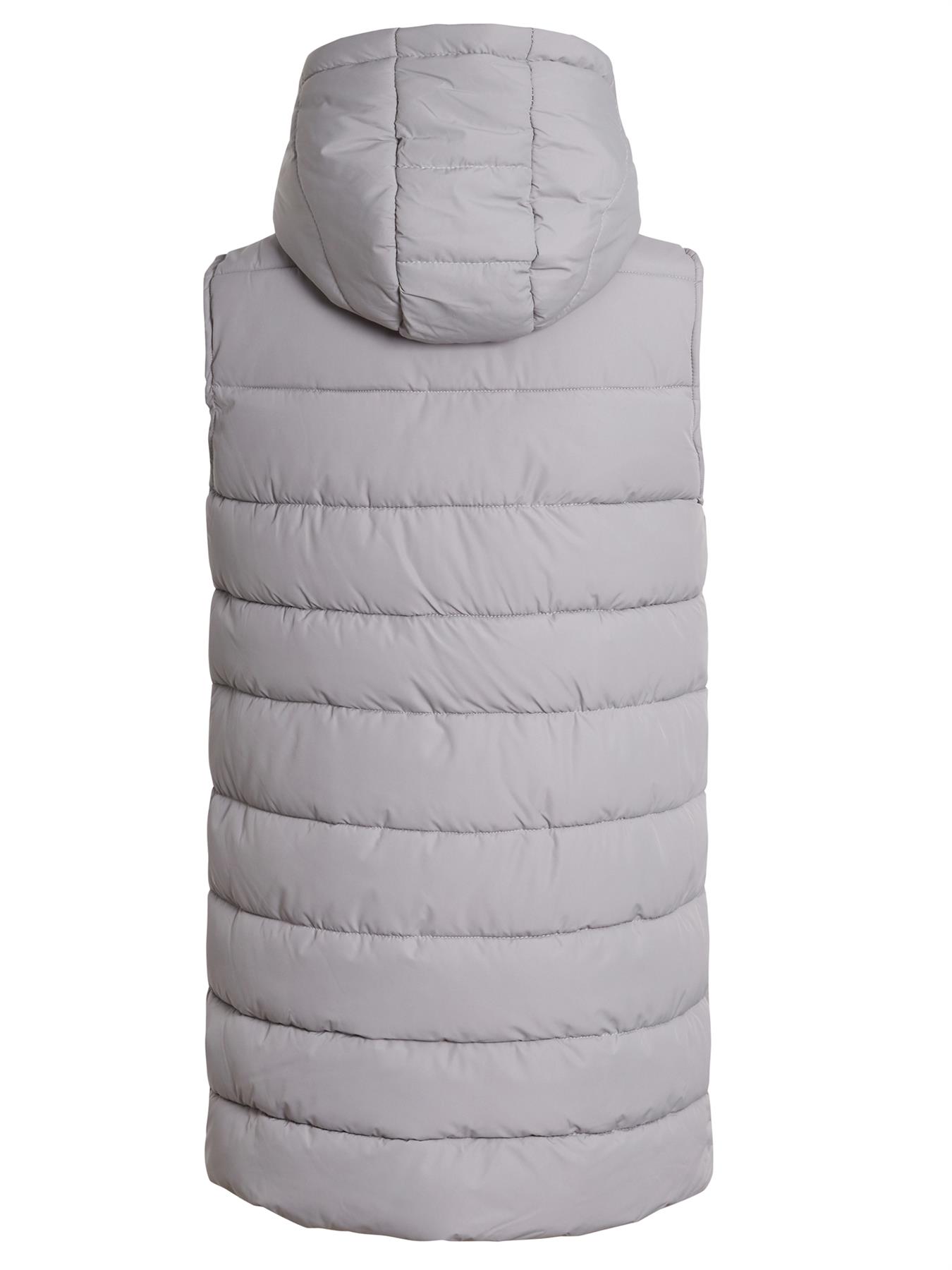 Girls Padded Gilet Waistcoat Jacket Fleece sleeveless Age 10 8 12 13 7 14 Years - Picture 8 of 9