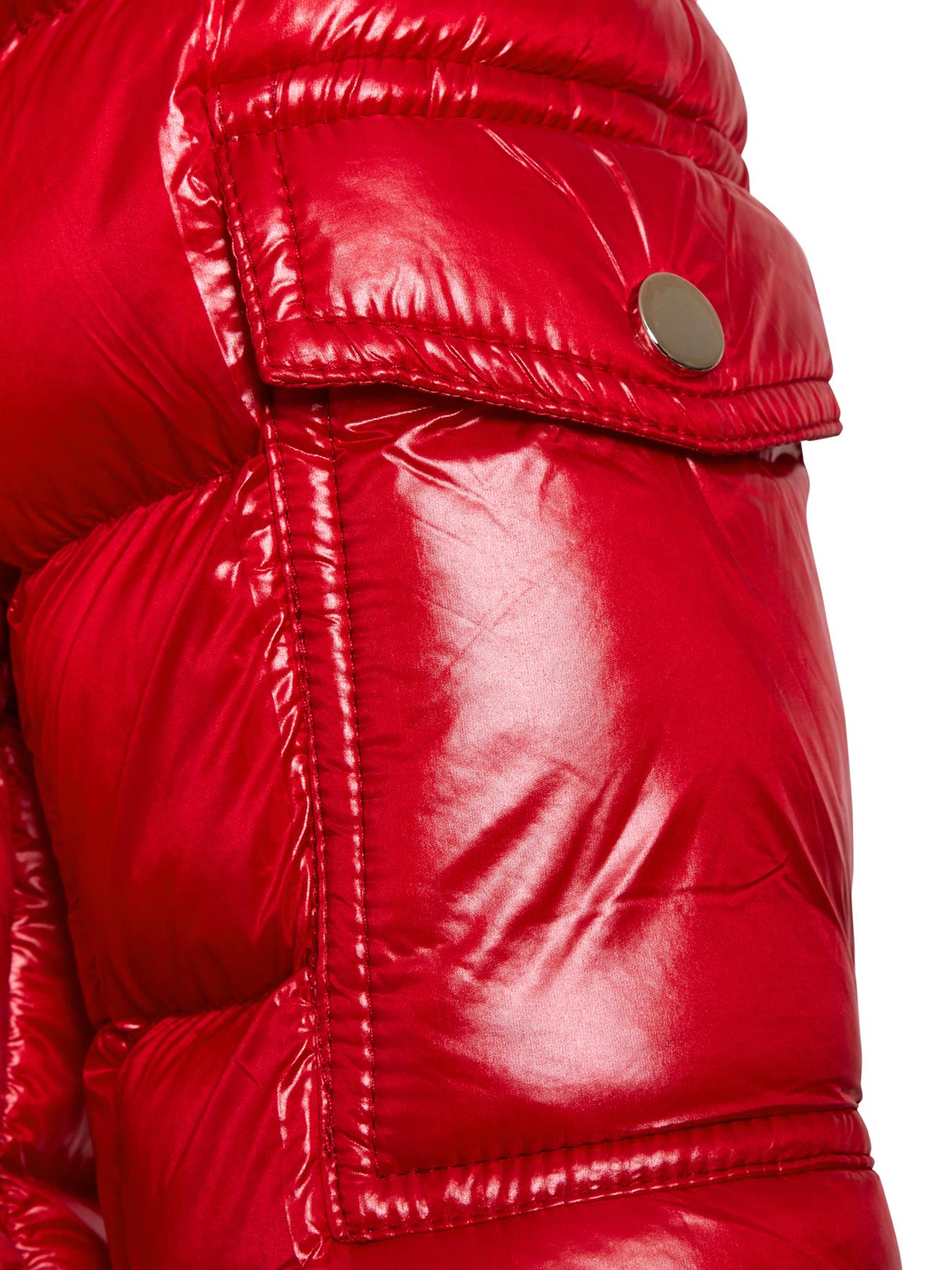 Womens Shiny Coat Winter Showerproof Faux Fur Hooded Jacket Size 10 12 womens-shiny-coat-winter-showerproof-faux-fur-hooded-jacket-size-10-12