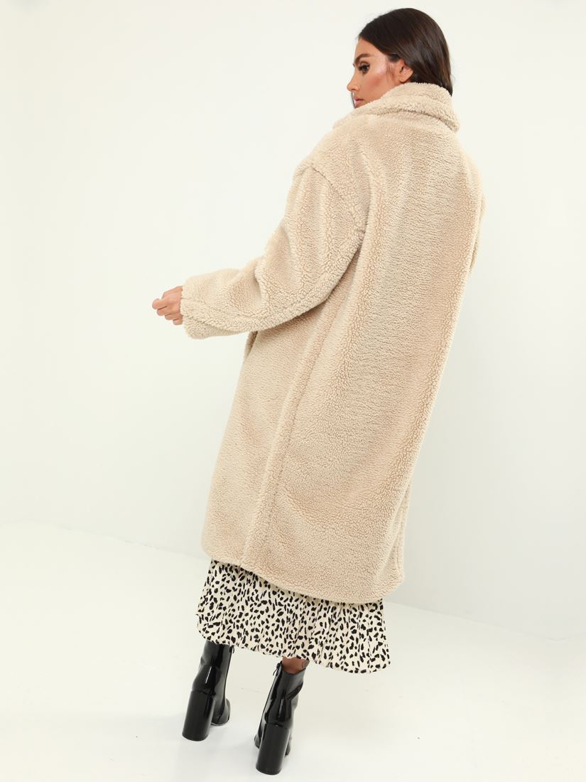 teddy fur jacket womens