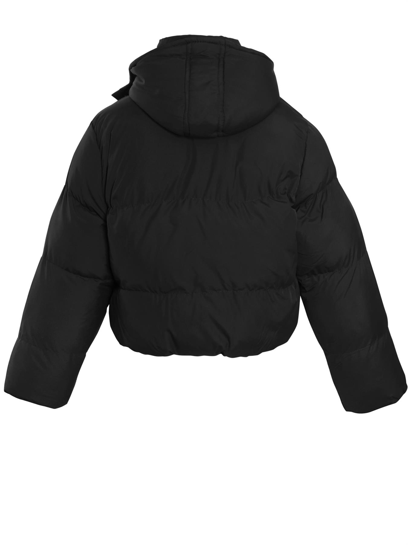 Girls Puffer Jacket Padded Coat Black Bomber Green Age 10 9 8 12 13 7 11 Years - Picture 8 of 12