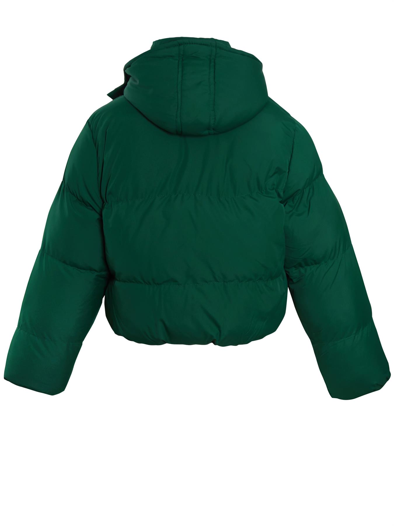Girls Puffer Jacket Padded Coat Black Bomber Green Age 10 9 8 12 13 7 11 Years - Picture 12 of 12
