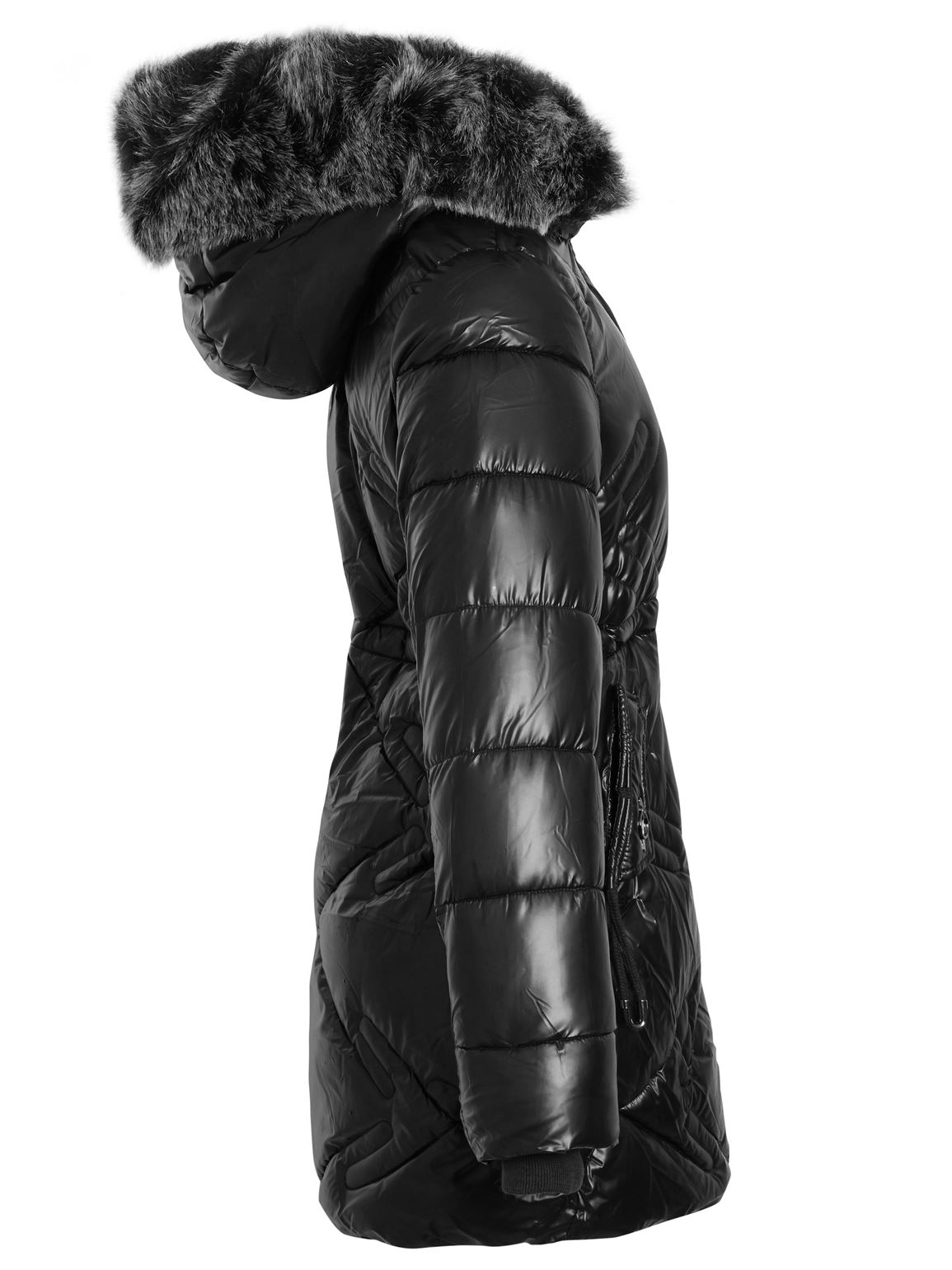 Girls Padded Parka Coat Ages 4 7 8 10 12 13 14 Years Jacket Faux Fur