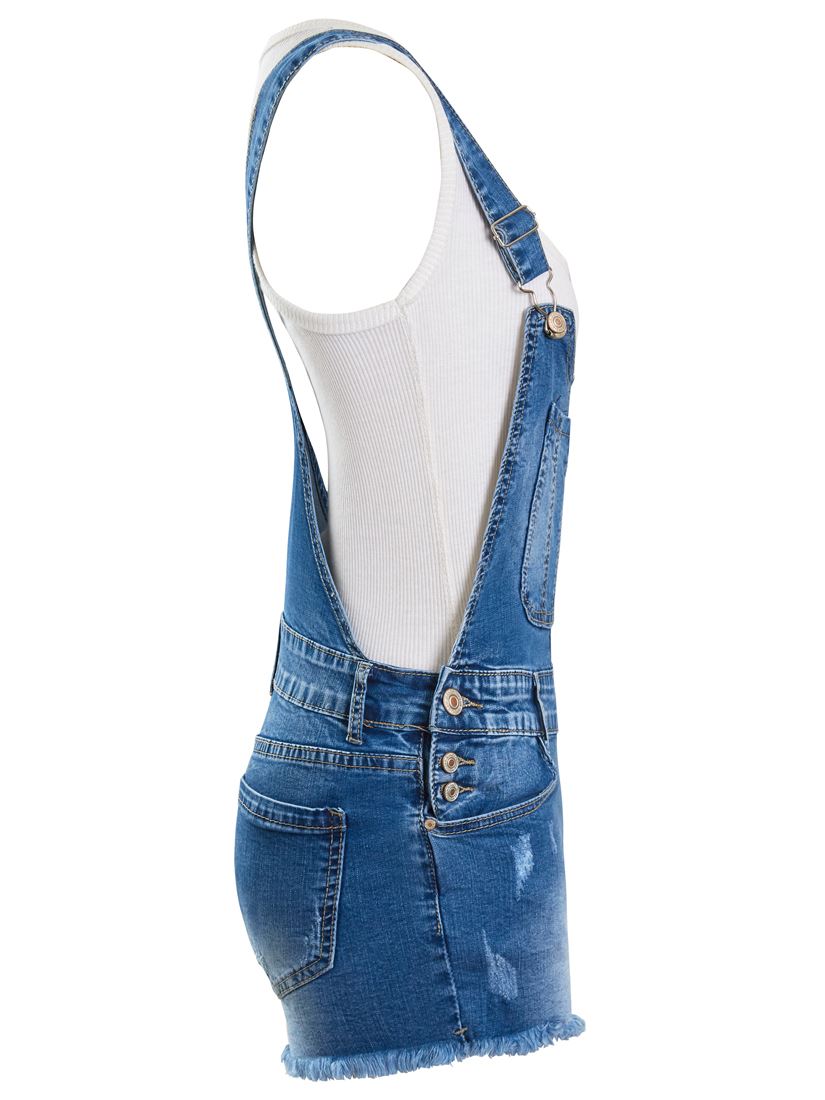 Rabbit Shorts Dungarees Jumpsuits Trousers W// White Top Denim 8 10 12 14 16 18