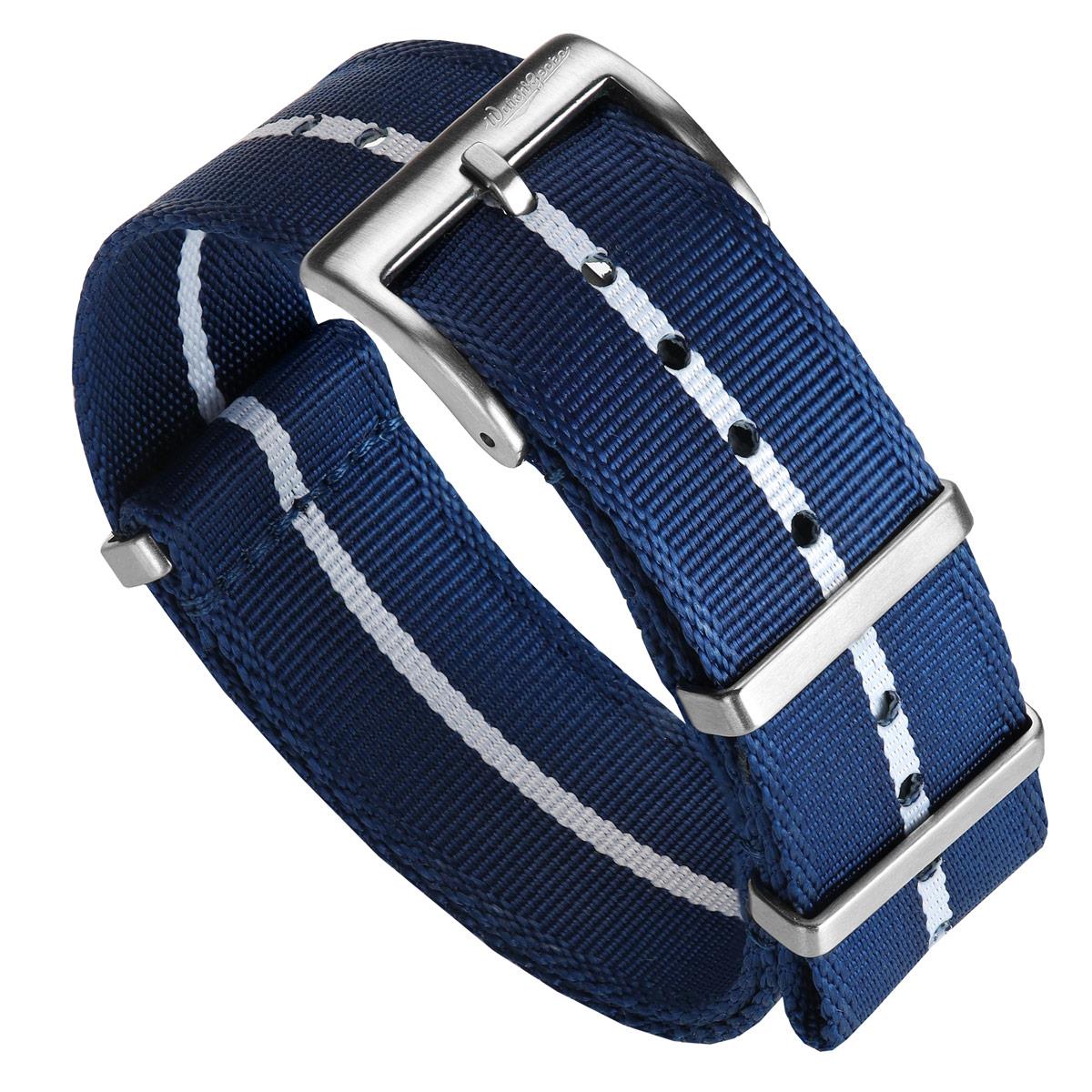 WATCHGECKO SIGNATURE NYLON Cinturino NATO - 18mm 19mm 20mm 21mm 22mm EUR  28,13 - PicClick IT
