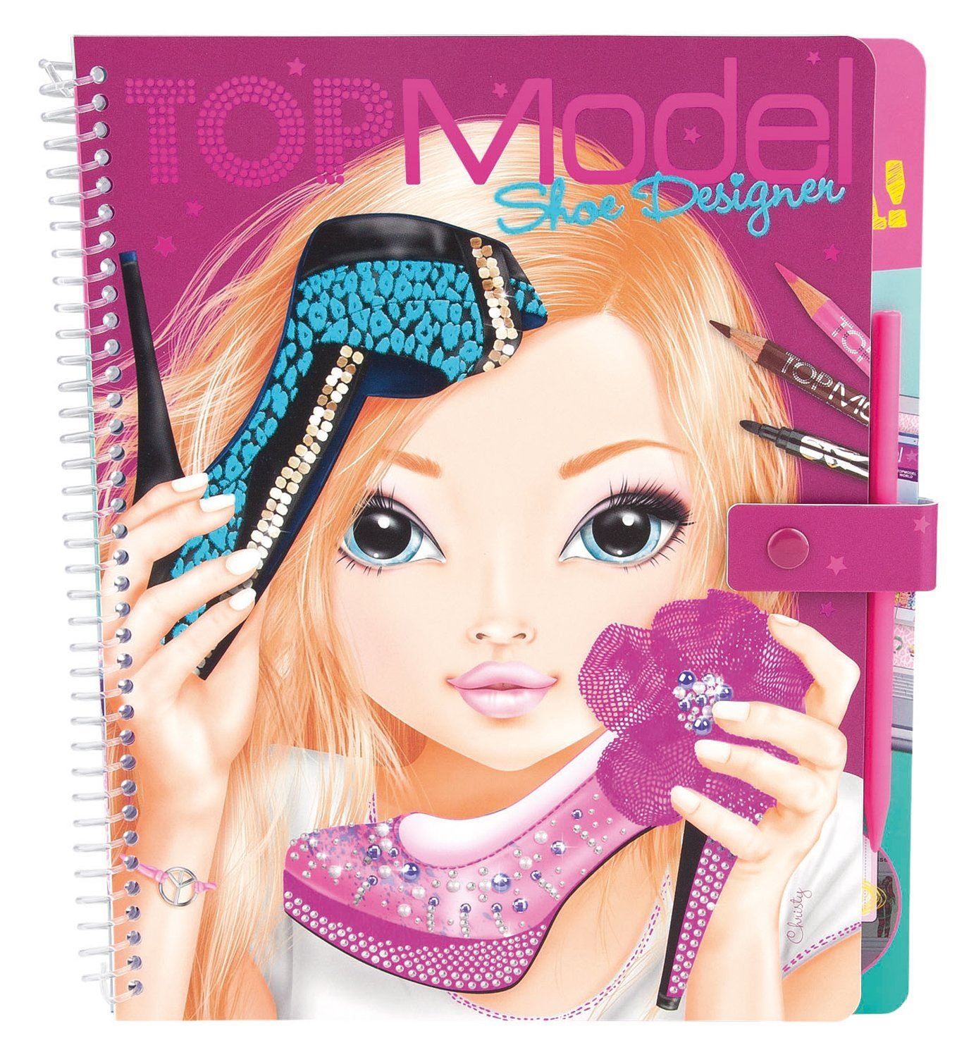 Top Model Shoe Designer by Depesche Colouring Book For Girls +6