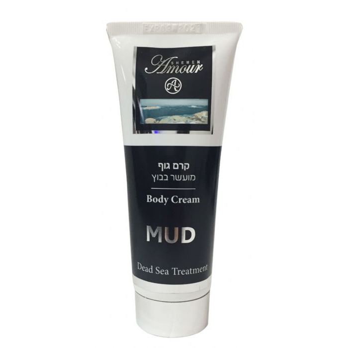 Shemen Amour Dead Sea Black Mud Body Cream 100ml 7290016361223 eBay