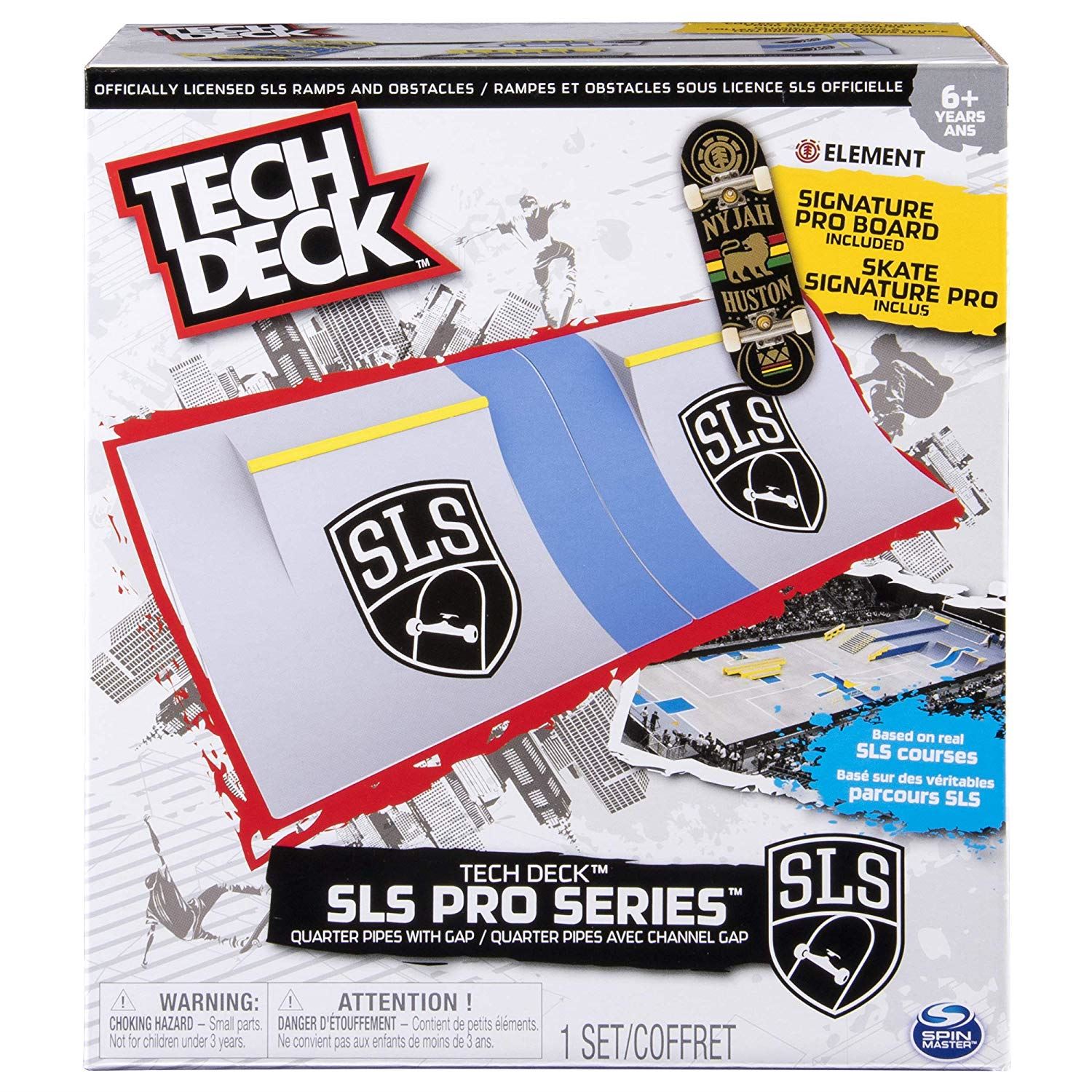 Tech Deck Sls Pro Series Quarter Pipes With Gap And