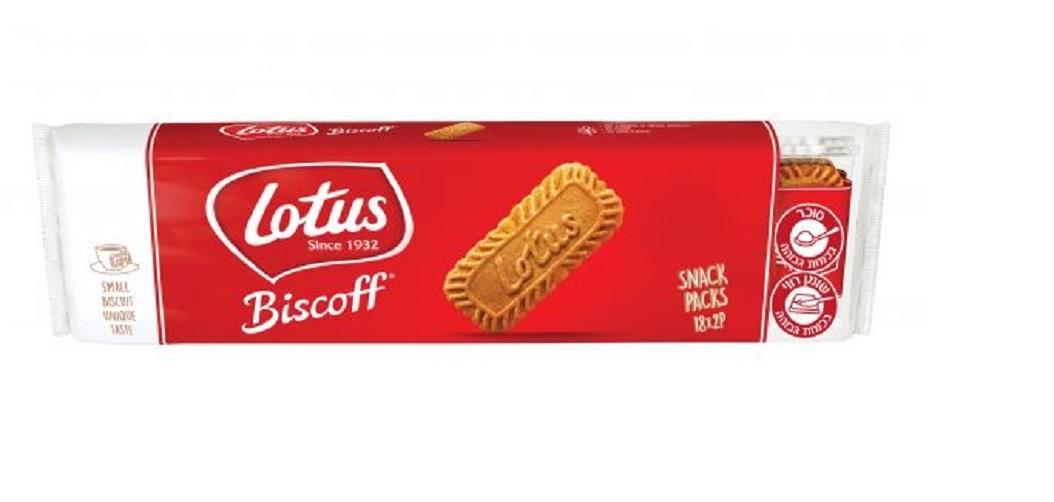 Lotus Cookies Biscoff Original Taste 18x2 Snack Packs Kosher Baddatz
