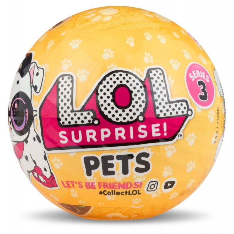 lol surprise pets yellow