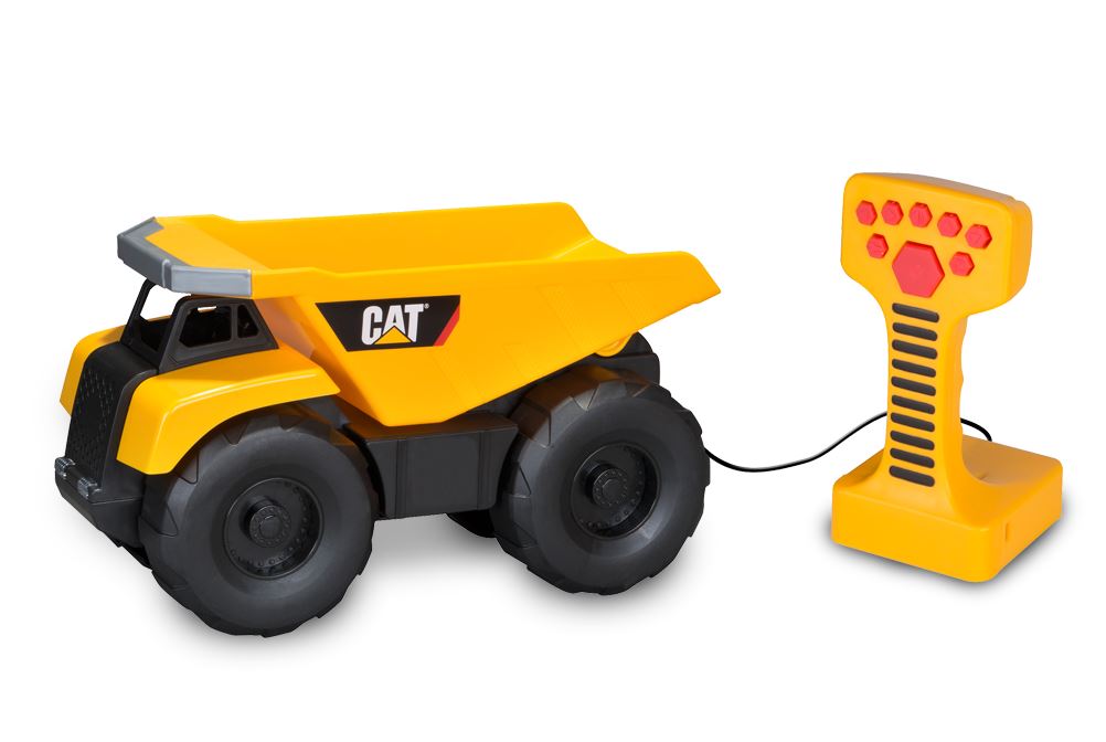 CAT Jobsite Dump Truck Remote Control W Motorised Light & Sound 36651
