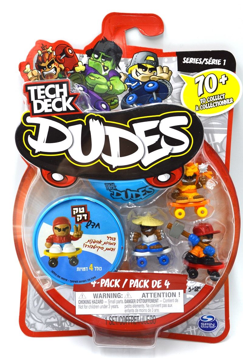 tech deck dudes 4 pack