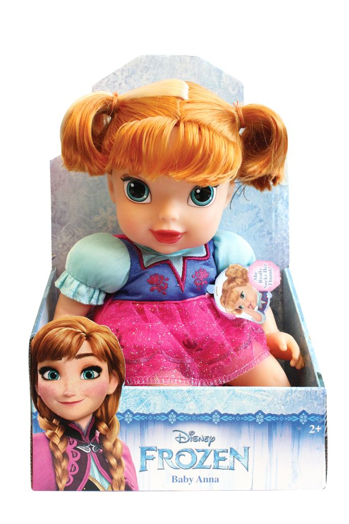 Disney Frozen Deluxe Anna Baby Doll 11" Jakks eBay
