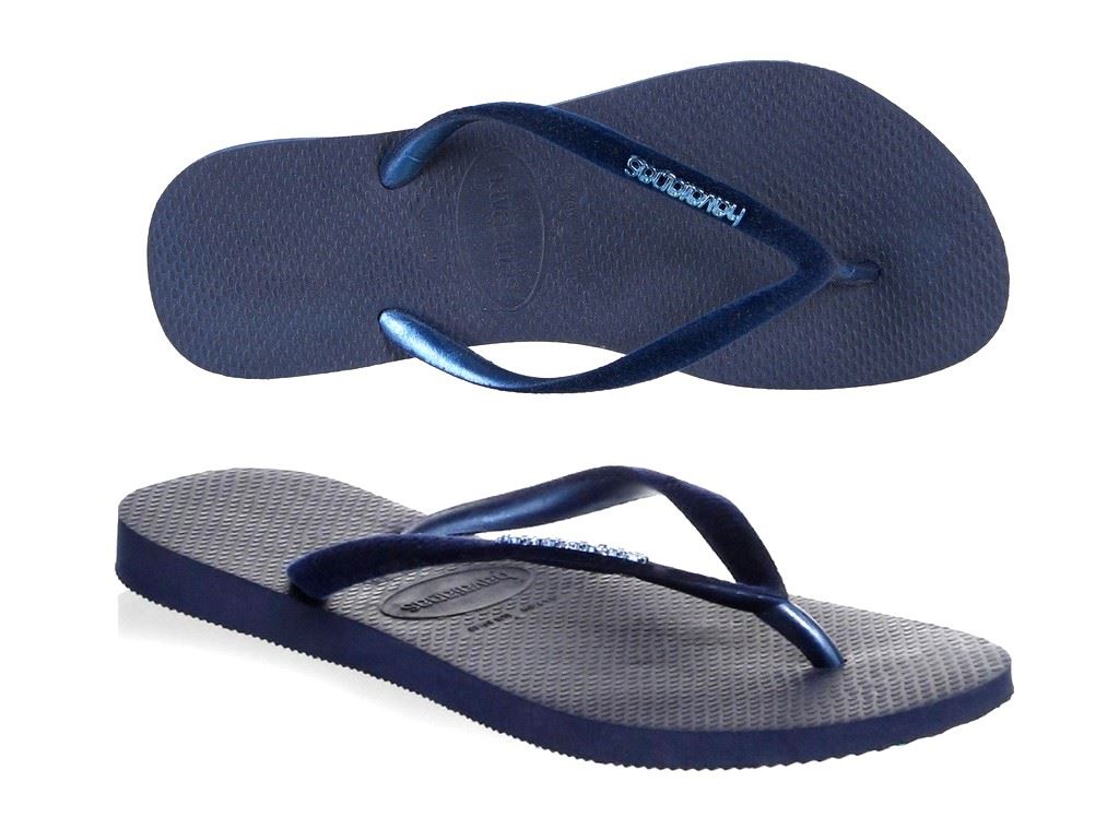 havaianas slim velvet black