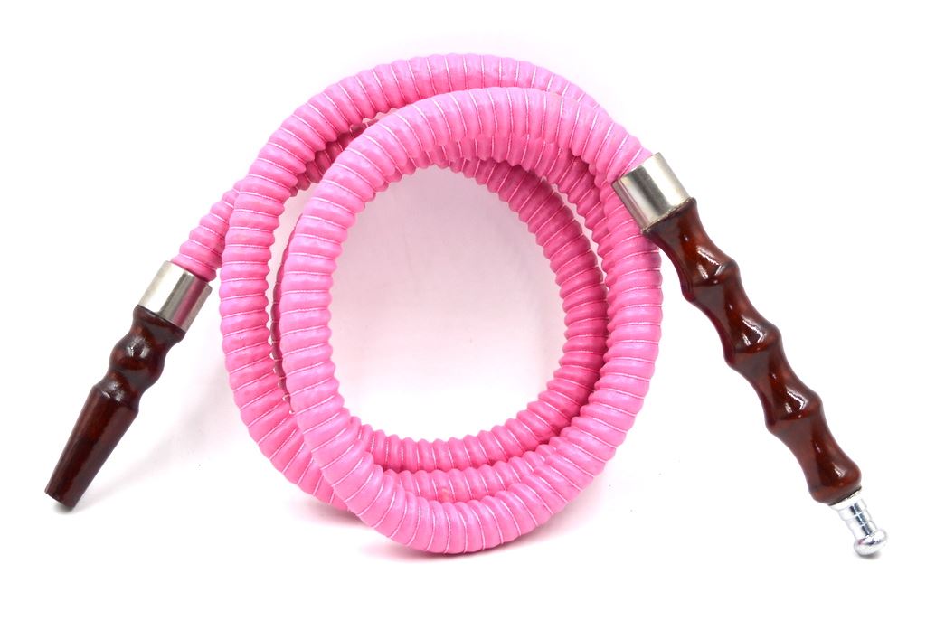 Pharaoh/'s Silk Hookah Hose Soft touch handle a grommet /& 10 mouth tips PURPLE